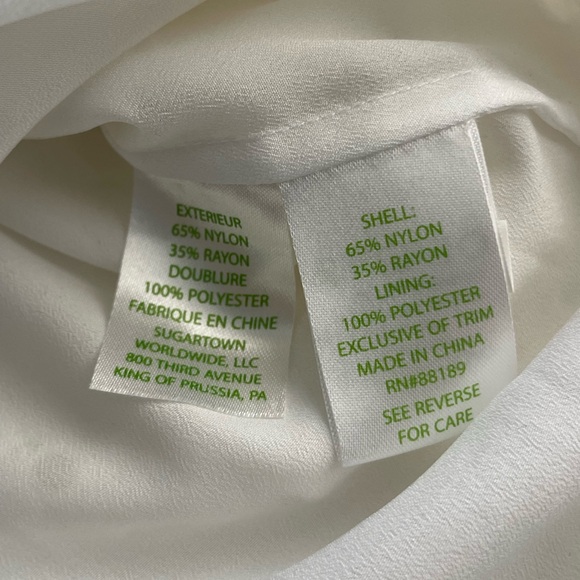 Lilly Pulitzer White Off Shoulder Dress - Picture 9 of 11